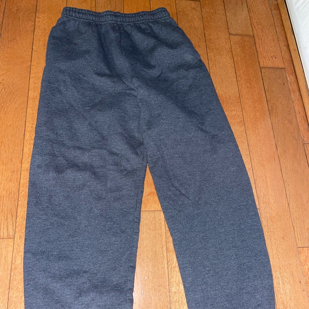 Gray sweatpants